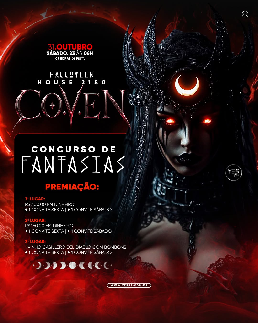 Concurso de Fantasias Halloween House 2180 - Coven (Sábado)