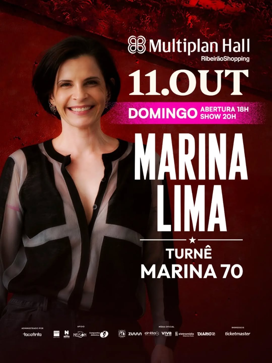 Marina Lima - Turnê Marina 70