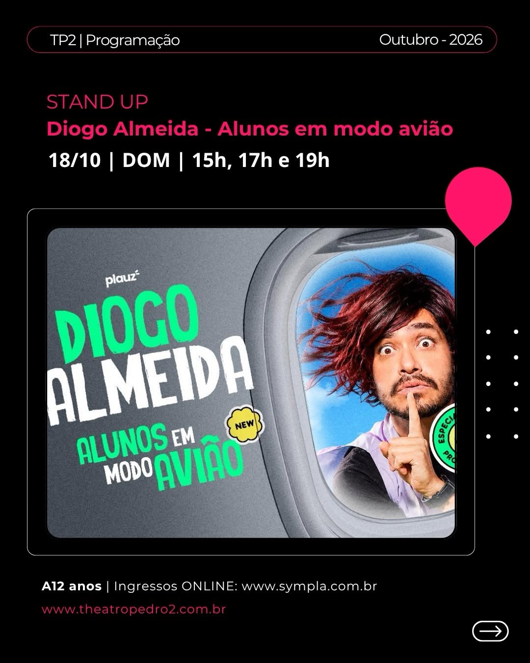 Stand Up Diogo Almeida - Alunos em modo avião