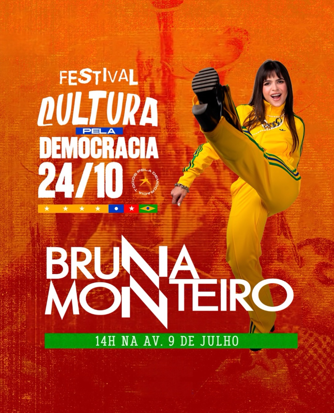 Festival Cultura pela Democracia com Bruna Monteiro