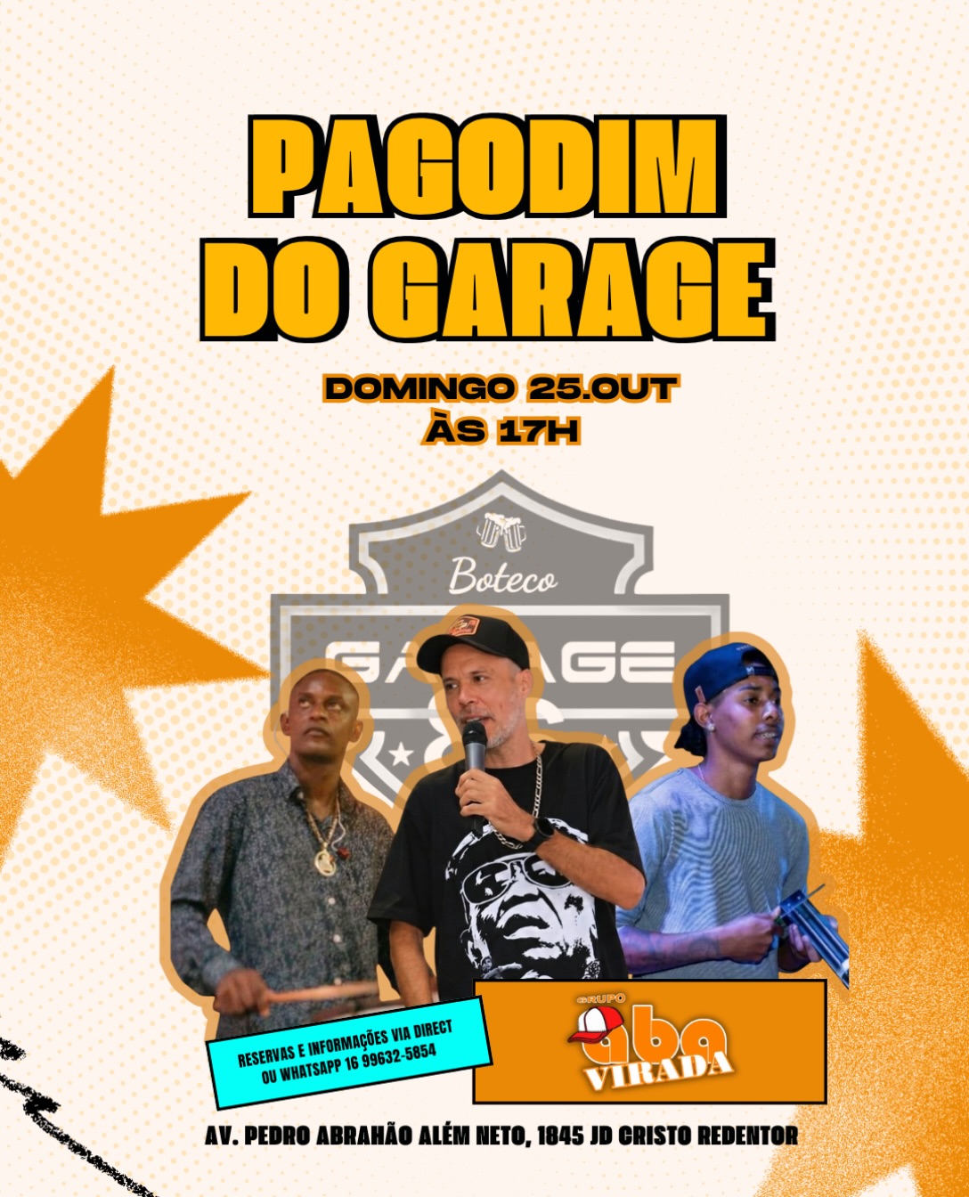 Pagodim do Garage com Grupo Aba Virada