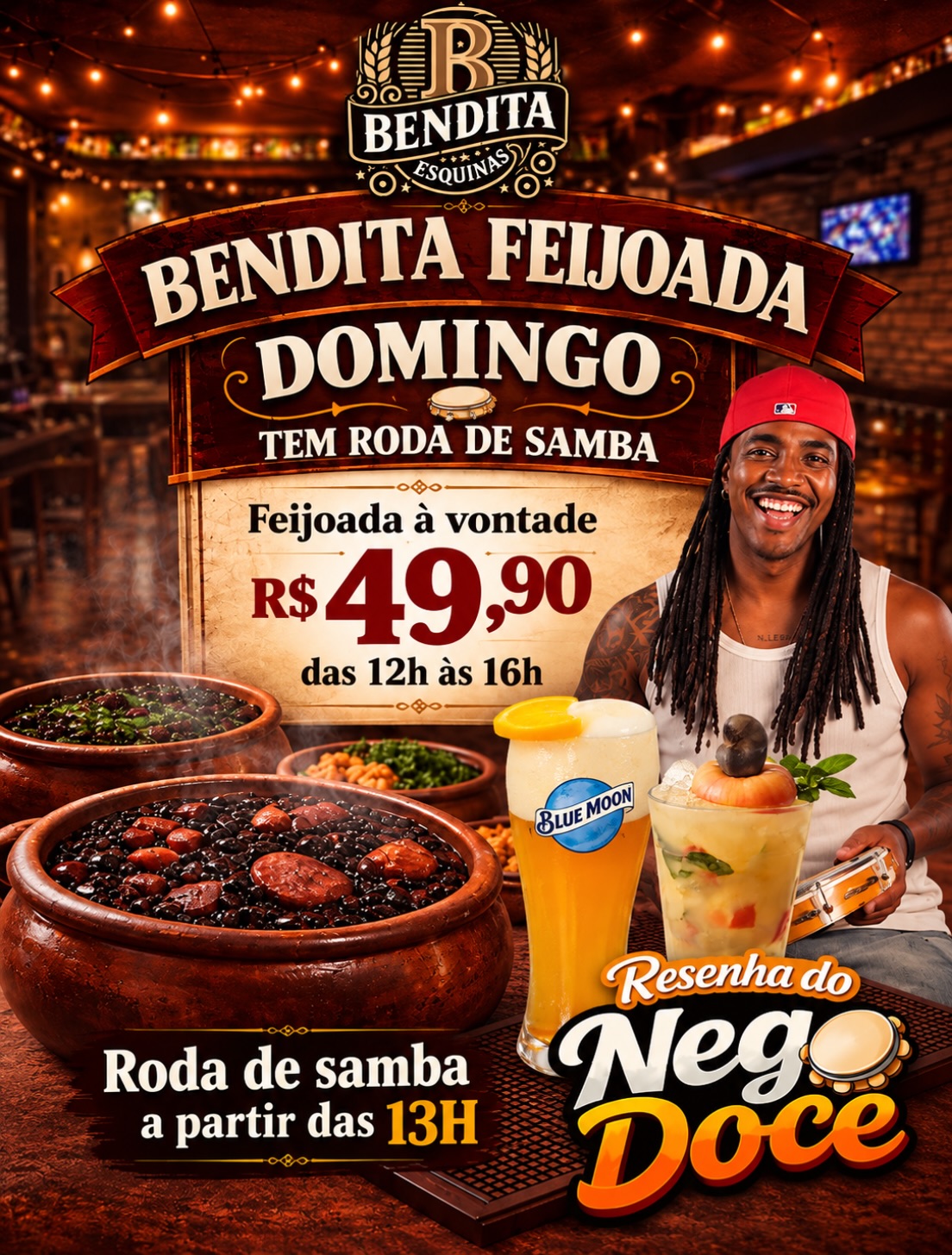 Bendita Feijoada com Roda de Samba