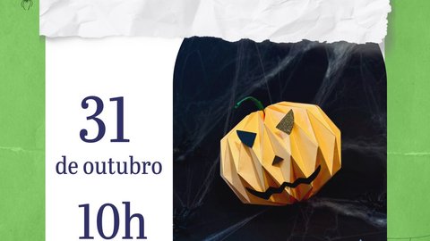 Oficina de Origami: abóbora