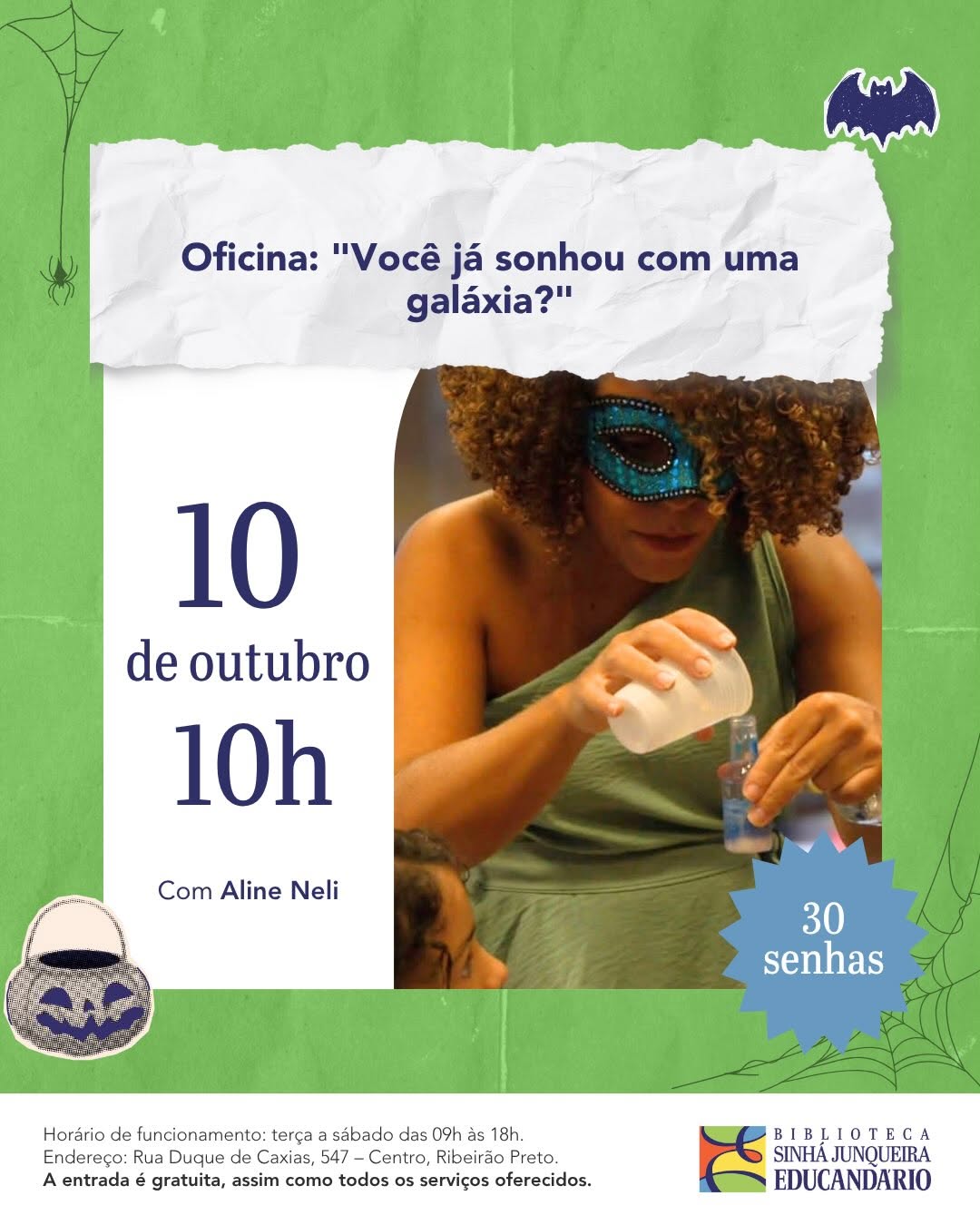 Oficina: "Você já sonhou com uma galáxia?"