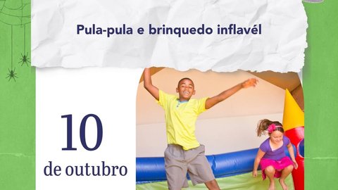Pula-pula e brinquedo inflável