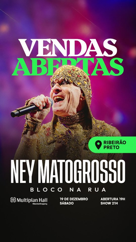 NEY MATOGROSSO – BLOCO NA RUA