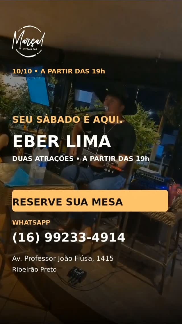 Show com Eber Lima e outra atração