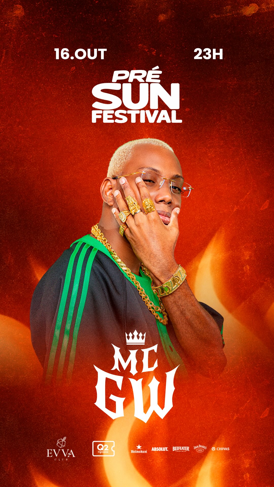 Pré Sun Festival com MC GW