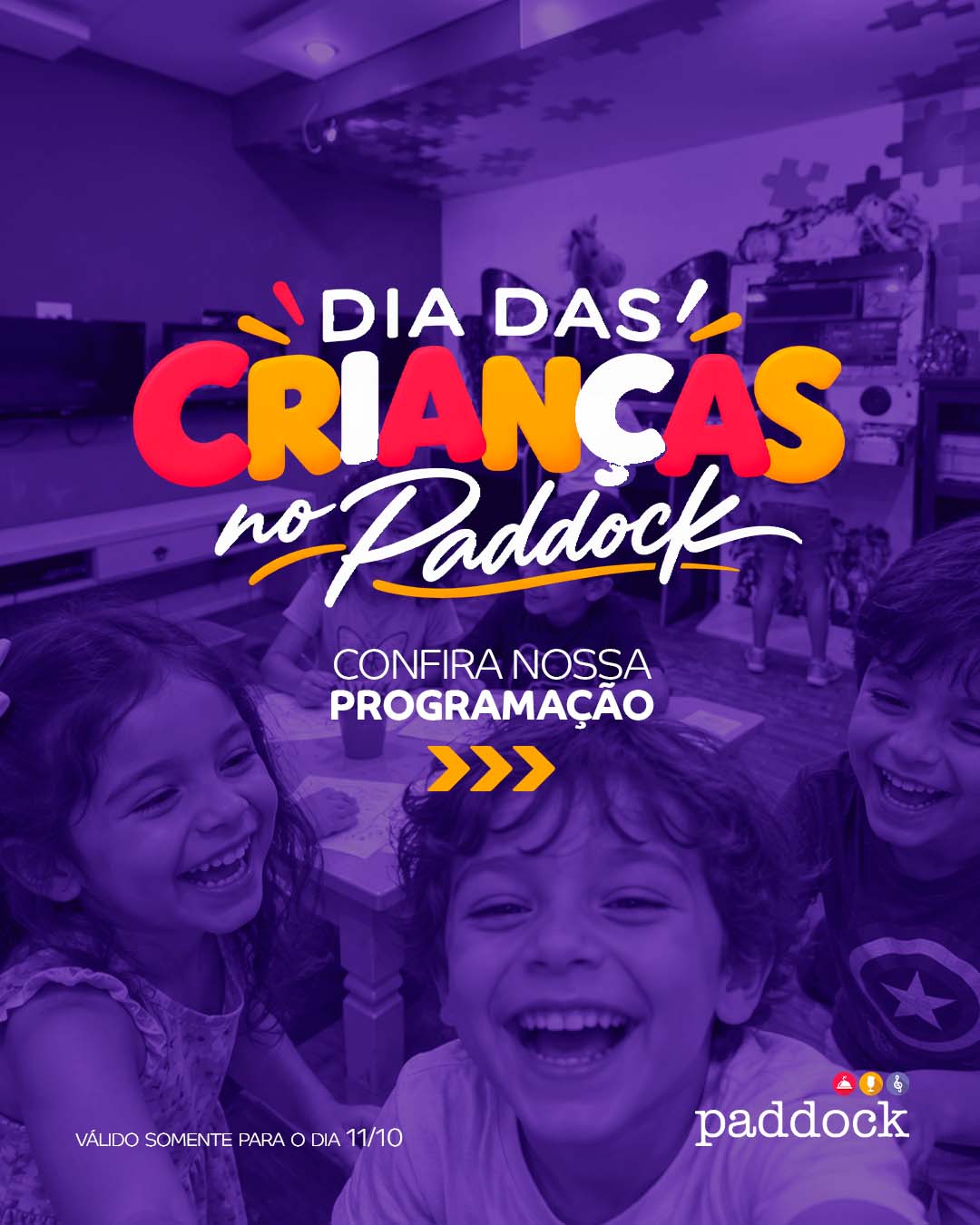 Dia das Crianças no Paddock