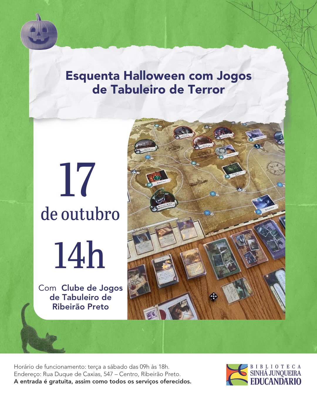 Esquenta Halloween com Jogos de Tabuleiro de Terror