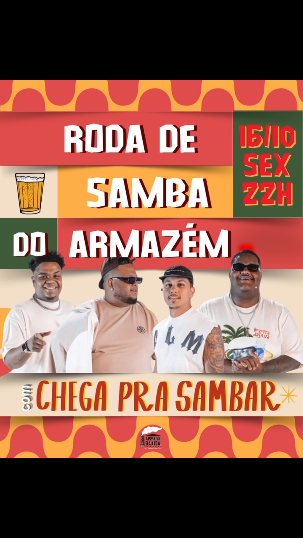Roda de Samba do Armazém com Chega pra Sambar