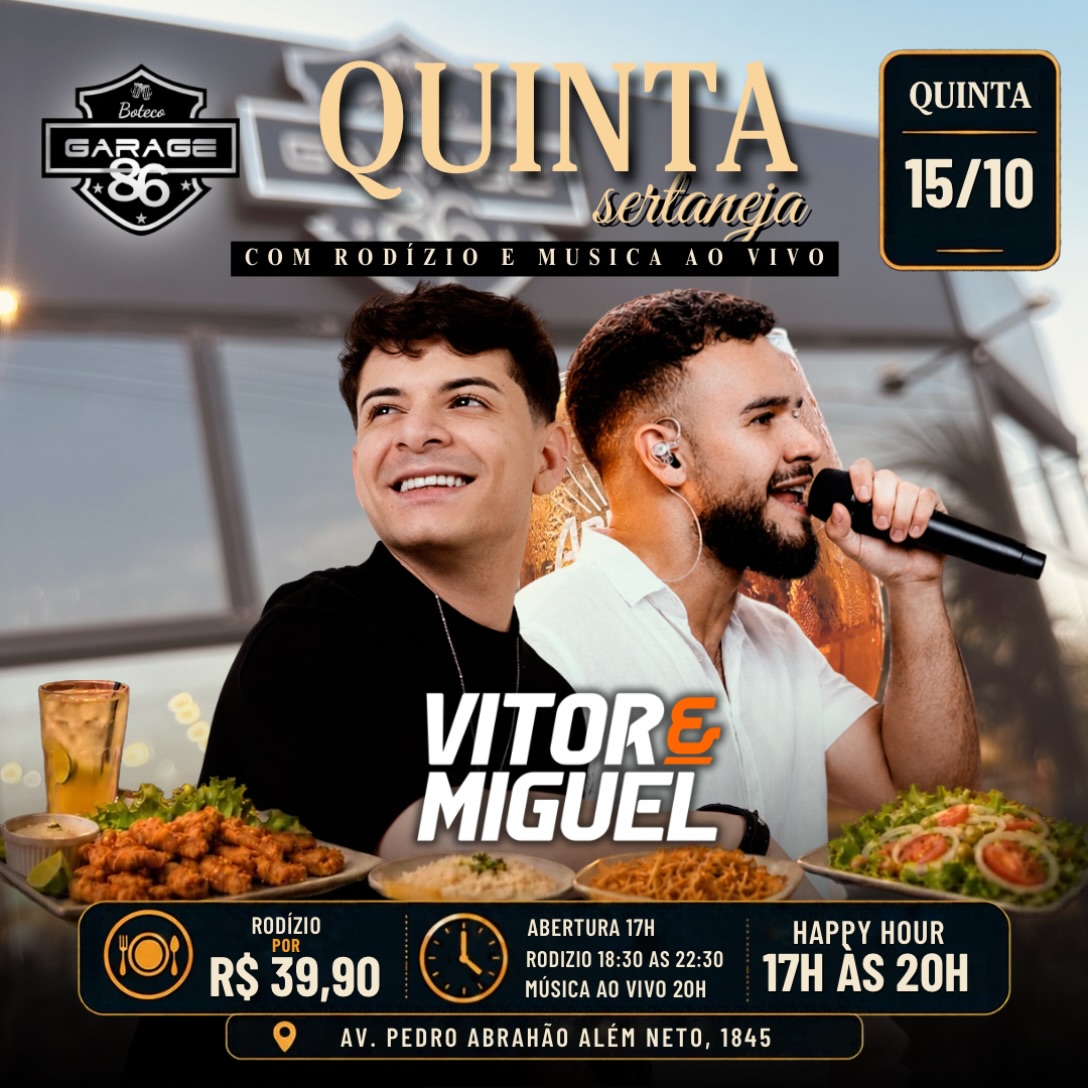 Quinta Sertaneja com Vitor & Miguel
