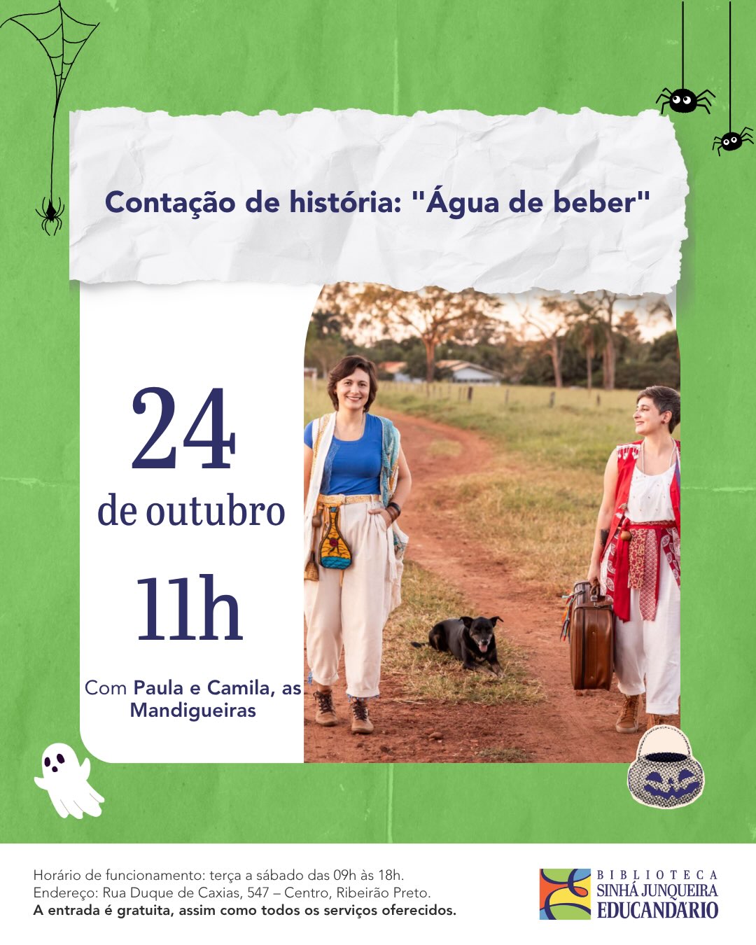 Contação de história: "Água de beber"