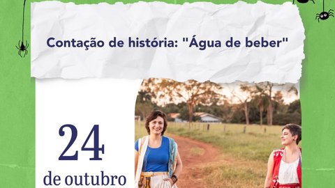 Contação de história: "Água de beber"