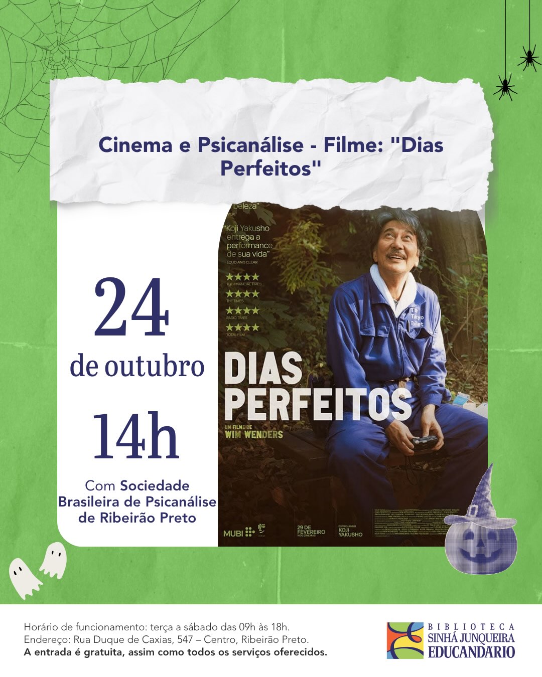 Cinema e Psicanálise - Filme: "Dias Perfeitos"