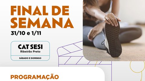 Programação de Final de Semana no CAT SESI
