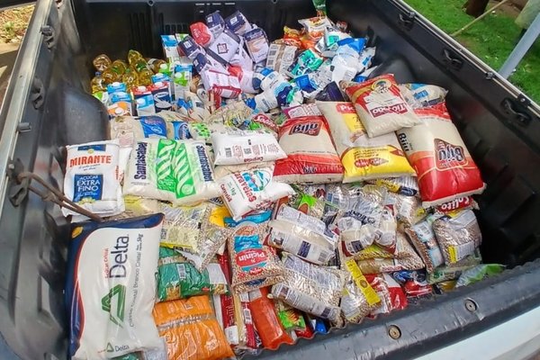 Congresso dos Desbravadores arrecada 300 kg de alimentos para o Fundo Social de Solidariedade