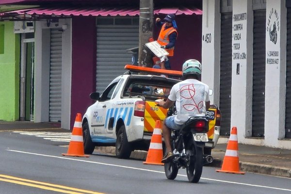 Área Azul é suspensa na Avenida Dom Pedro I