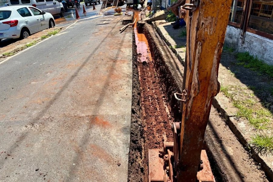 Saerp substitui rede de água e reforça abastecimento no Jardim Sumaré