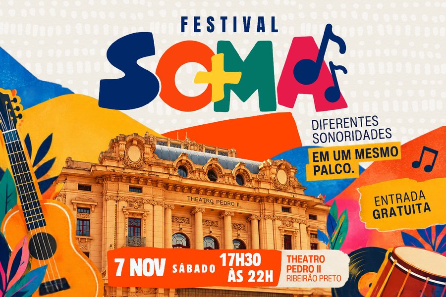 Festival SOMA reúne diferentes atrações musicais no Theatro Pedro II